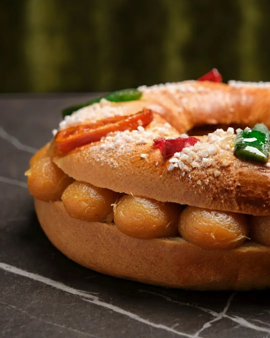 Roscón artesanal pastelerías Luis Miguel Murcia cabello de ángel